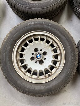 BMW E30 4x100 zimná sada 195/65 R14 - 5