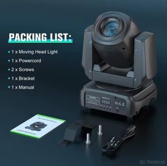 GOBO rotačné hlavy 120W - RGBW LED + prepravný kufrík. - 5