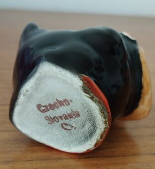 Starožitný keramický vtáčik - 5