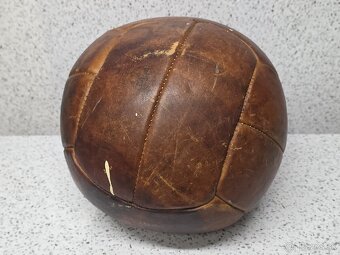 Koženný Medicinbal 》3kg 》 šírka cca 28cm 》obvod cca 85cm - 5