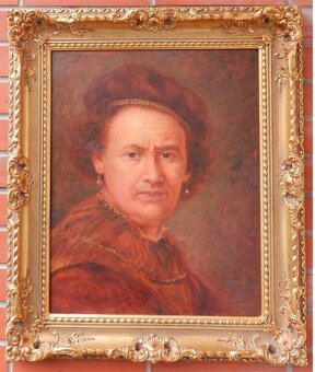 Starožitné obrazy s motívom Portrétovým - 5