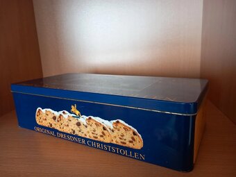 Staré objemné plechové nádoby po rodičoch - cena za 2ks - 5