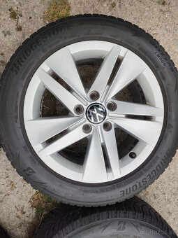 Originál alu disky+pneu VW GolfVIII 7Jx16, 5x112 ET48 - 5
