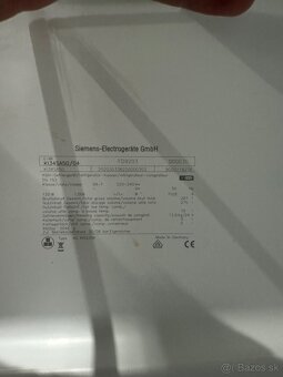Vstavaná chladnička Siemens - 5