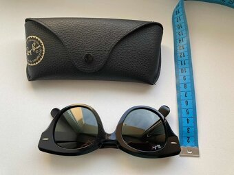 Čierne slnečné dámske okuliare Ray-Ban - 5