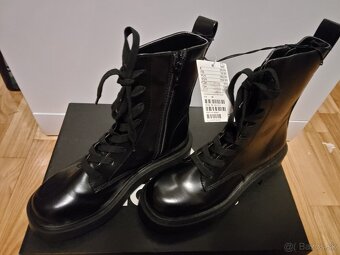 Nové nenosené Vyššie topanky na Zimu H&M č.36 - 12 Eur - 5