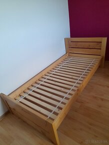 Drevená posteľ 90x200 - 5