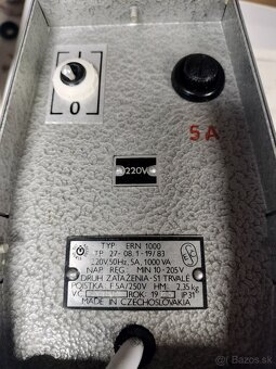 Elektricky regulator napatia ERN 1000 - 5