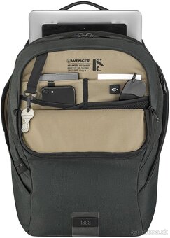 Batoh na notebook WENGER MX ECO LIGHT 16", sivý - NOVÝ - 5