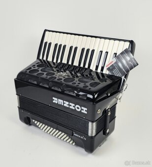 Nový akordeón Hohner AMICA III, 72bas, 3 hlas + záruka - 5