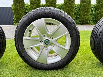 Komplet letnú sadu alu Škoda CRATERIS 5x112 205/55R16. - 5