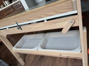 Ikea stol FLISAT rastúci + stolička - 5