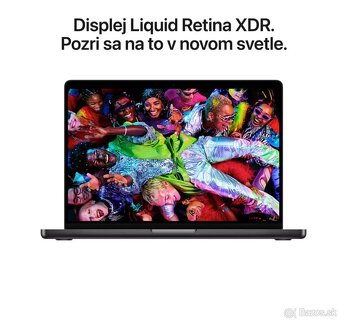 MacBook Pro 14 Pamäť 16GB Disk 512GB Kozmický čierny - 5