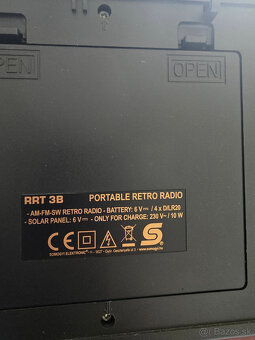 RRT 3B Portable Retro Rádio - 5