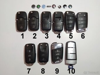 Škoda octavia fabia superb autokľuč obal kluča - 5