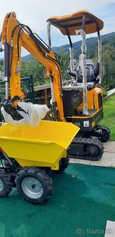 Predám minibager BELGER 1200.01 s motorom KUBOTA - 5