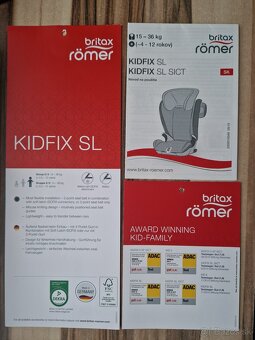 Autosedacka Britax RÖMER KIDFIX SL 15-36kg - 5