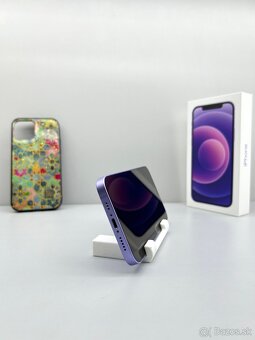 iPhone 12 MINI WHITE TOP STAV NOVÁ BATÉRIA 100% - 5