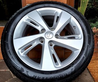 Alu R17 5x114,3 orig. RENAULT Captur + zimné pneu - 5