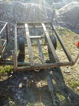 Vozík,vlečka,príves za traktor - 5