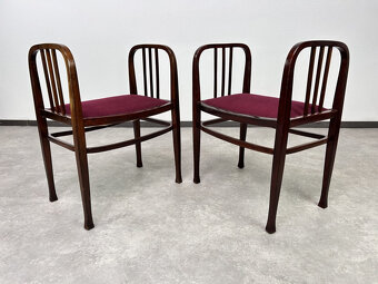 Thonet kresielka - taburety 1900 Otto Wagner - 5