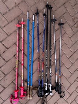 Predám detské lyže + palice. - 5