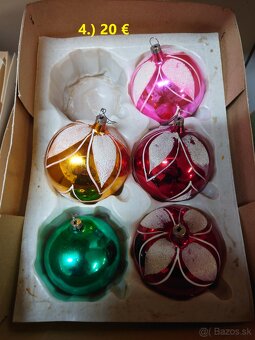 RETRO Vianočné ozdoby + osvetlenie - 5