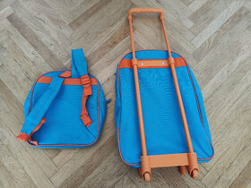 Detská cestovná taška na kolieskach + rupsačik - 5