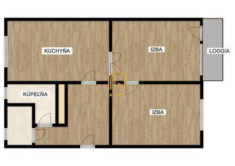 REZERVOVANÝ/ 2 - IZB. BYT (59m2) s LOGGIOU, SENICA - 5
