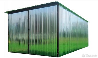 3x5m plechová garáž - 5