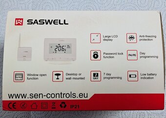 Bezdrôtový termostat Saswell - 5