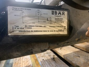 plošina ,čelo hydraolické Fiat Ducato - 5