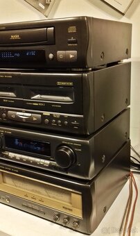 Zostava TECHNICS mini VU, tuner, zosilnovac, CD, deck = M03 - 5