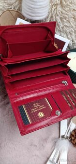 ♦️ červená peňaženka ♦️ - 5