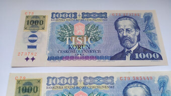 1000 Kčs kolok CZ lepený - 5