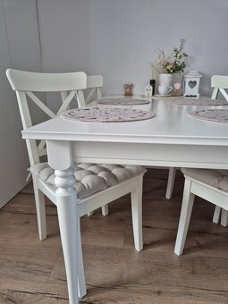 Jedálenský stôl Ingatorp + 4 stoličky Ingolf - 5