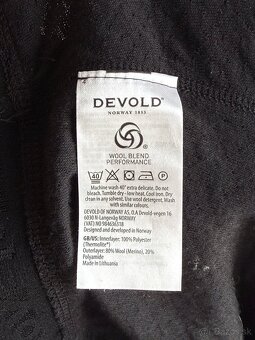 Nové spodné nohavice Devold Duo Active Merino 205 Longs Man - 5