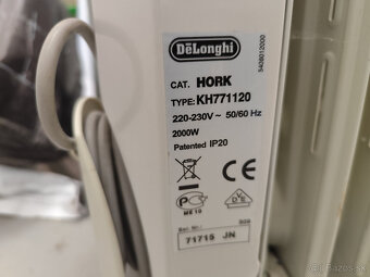 DeLonghi olejový radiátor 11 rebier 2000 W - 5