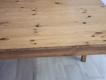 Drevený jedálenský stôl s 4 stoličkami - 5