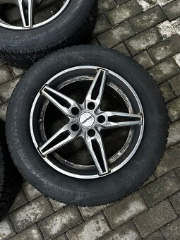 Predám elektrony carmani 5x112 + zimné pneu 215/60 r16 - 5