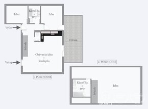 BOSEN | 4 izb.mezonet s veľkou terasou, krásny výhľad, vlast - 5