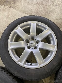 Alu disky 5x112 + zimné 225/55 R17 Audi ALLroad - 5