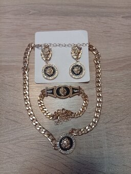 VERSACE NÁDHERNÝ LUXUSNÝ POZLÁTENÝ SET - 5