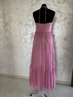 Spoločenské hodvábne šaty - 5