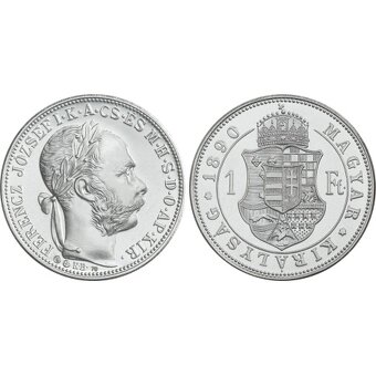 Strieborné mince Gulden - Zlatník / 300 kusov - - 5