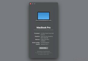 MacBook Pro 13" 256GB 2017 i5 - 5