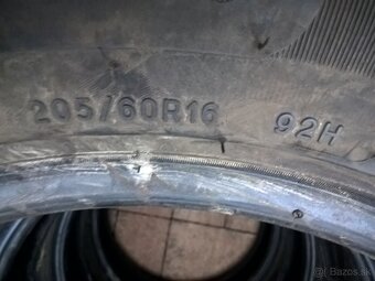 LETNÉ 205/60 R16 GOODYEAR PIRELLI MICHELIN 6-7mm OD 25-€/kus - 5