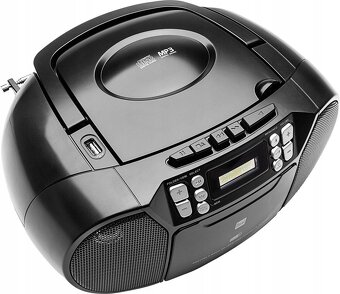 7v1 DAB+ FM prenosné rádio STEREO kazeťák 230v aj Baterky - 5
