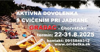 Pobyty s cvičením TURECKO, KRÉTA, CHORVÁTSKO, BOJNICE, EGYPT - 5