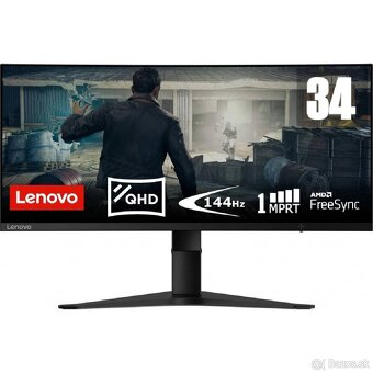 Predám 34 " herný monitor Lenovo G34w-10 | 144 Hz | 1 ms - 5